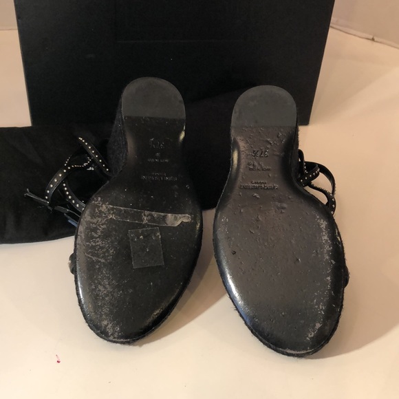 Authentic Saint Laurent Cassadra Wedges - Picture 13 of 15